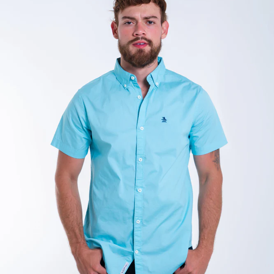 Camisa Hombre Manga Corta Penguin 8