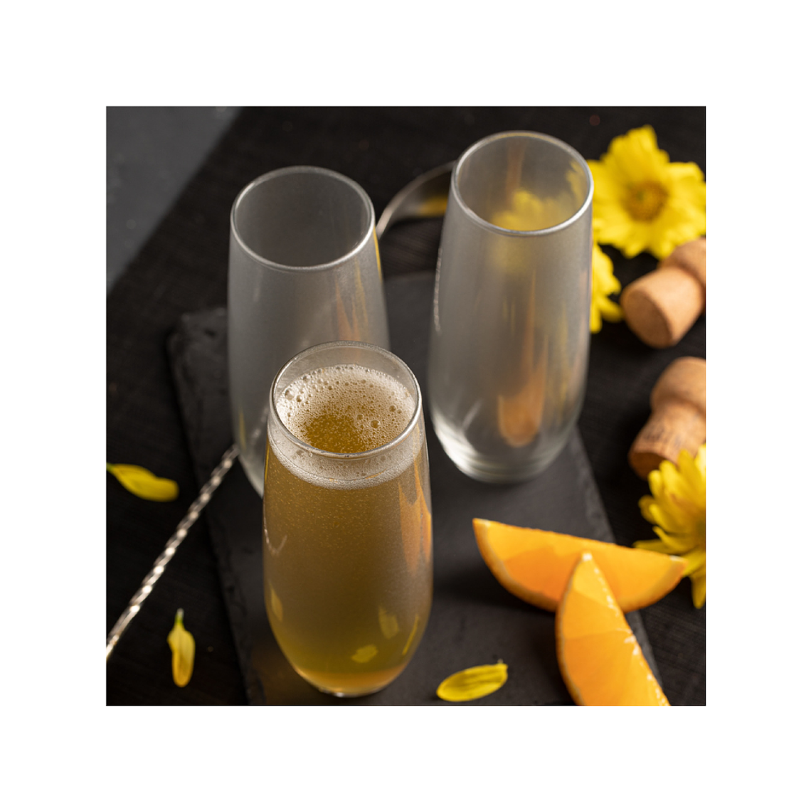 Set Live Vaso Champaña Stemless X 4 Unidades 2