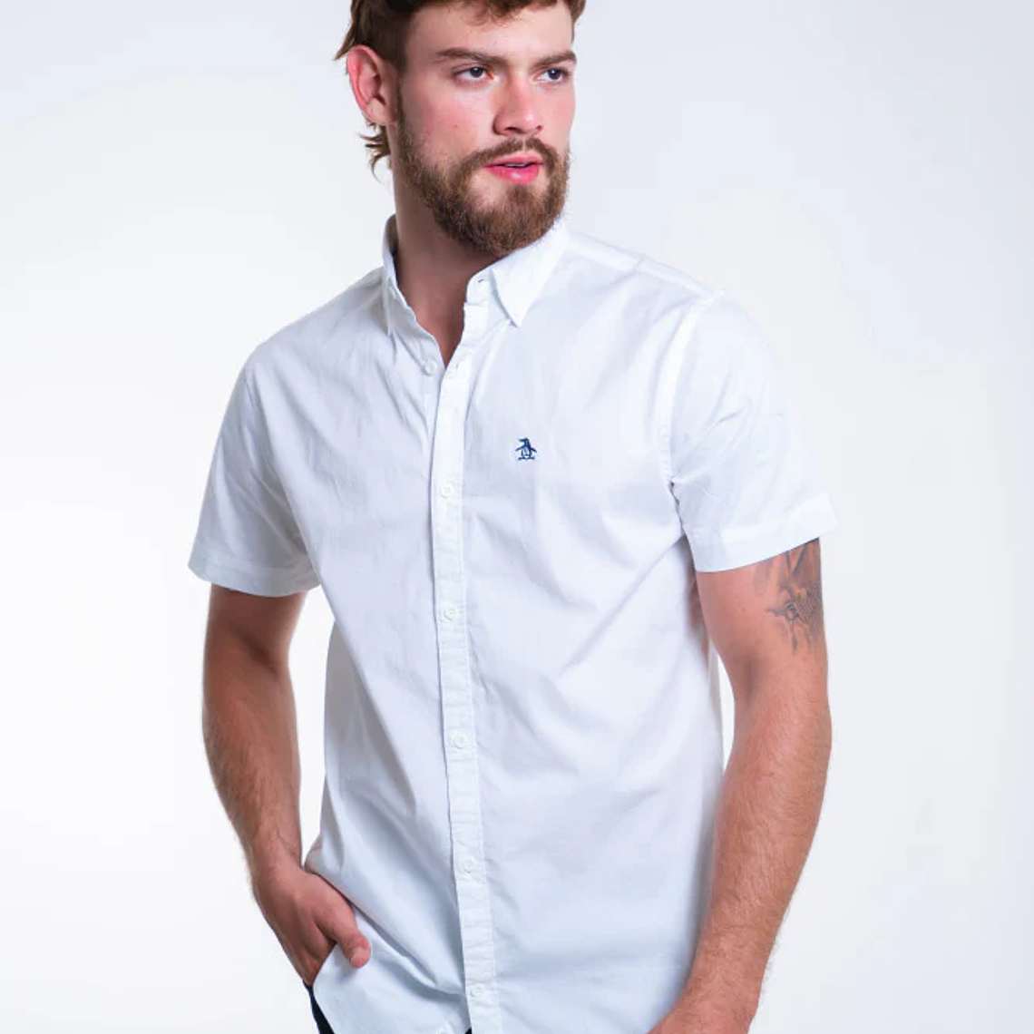 Camisa Hombre Manga Corta Penguin 3