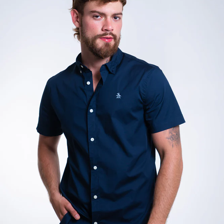 Camisa Hombre Manga Corta Penguin 5