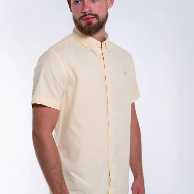 Camisa Hombre Manga Corta Penguin Oxford 1