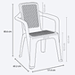 Silla Eterna Con Brazos Pack x 6 Und - Miniatura 3