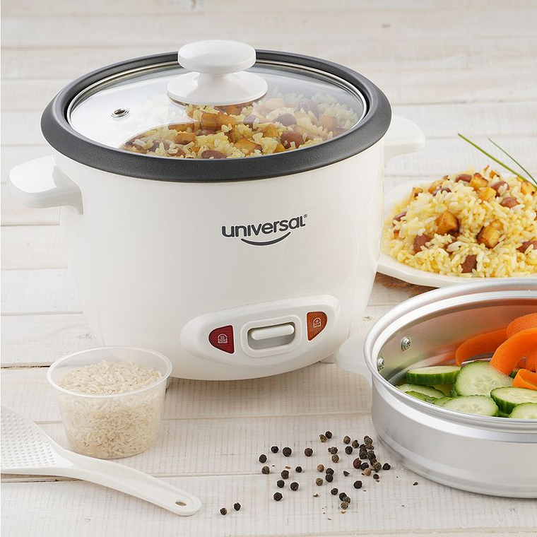 Olla Arrocera Blanca 5 TZ UNIVERSAL preparaciones saludables para todos. 3