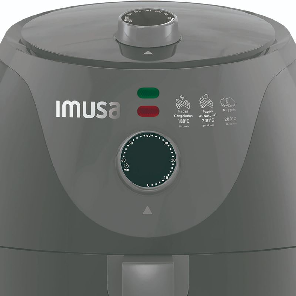 Freidora de Aire IMUSA Airfryer Esencial 3,2 Litros gris 5