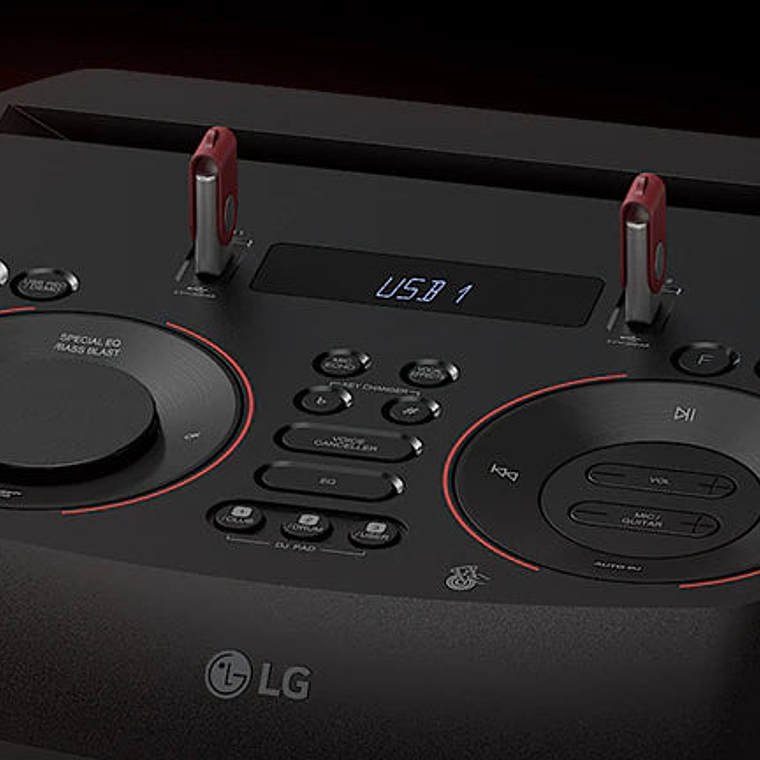 Minicomponente LG XBOOM RNC9 1800 Watts Negro Torre de Sonido 5