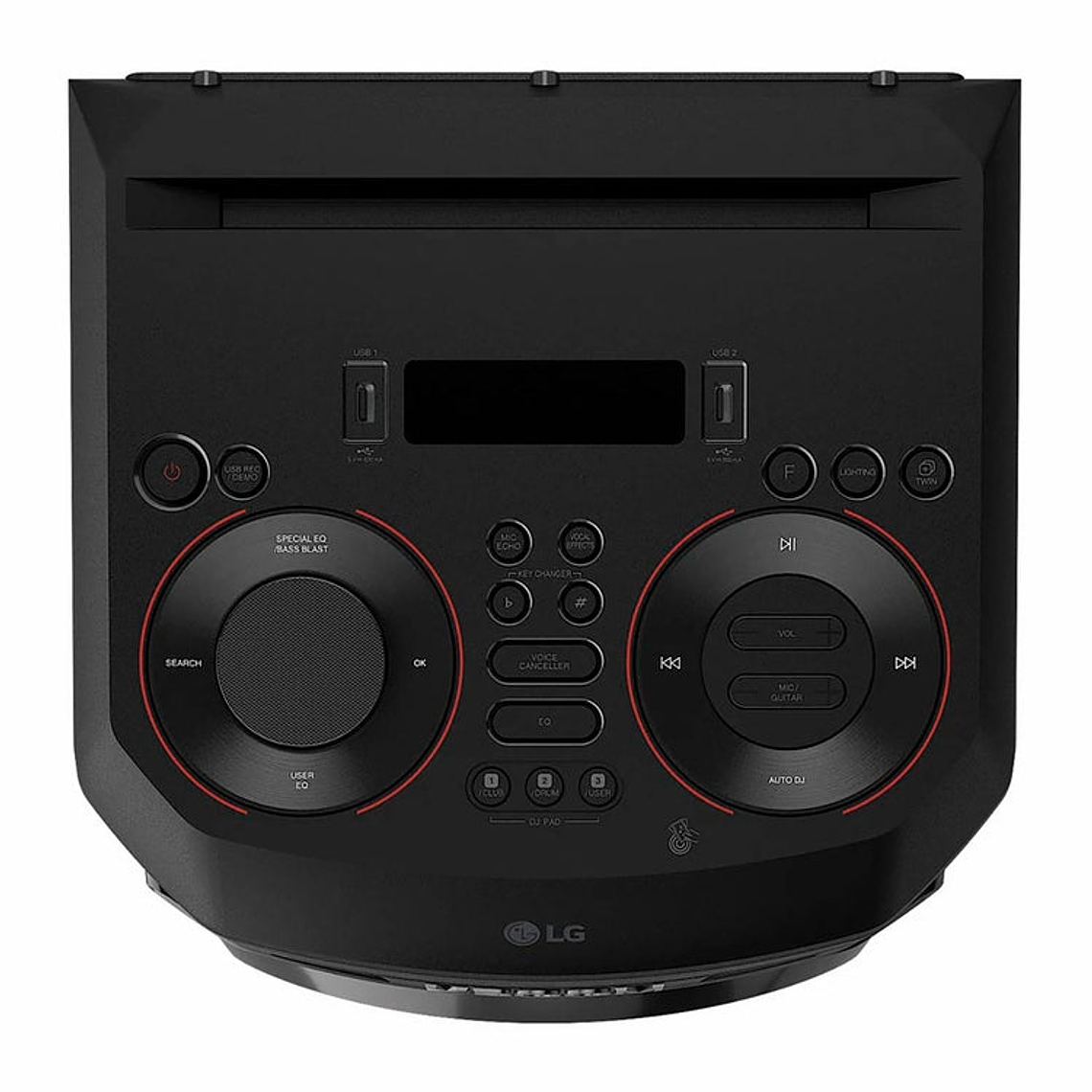 Minicomponente LG XBOOM RNC9 1800 Watts Negro Torre de Sonido 6