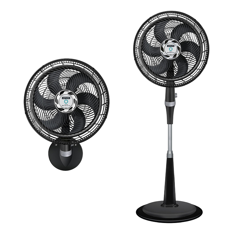Ventilador SAMURAI Ultra Silence Force 2en1 negro 1