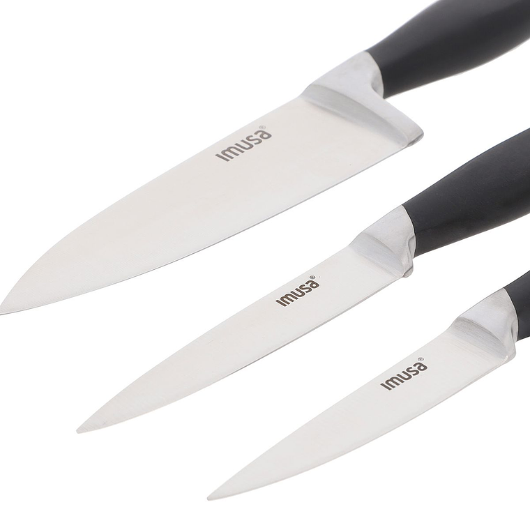 Set 3 Cuchillos (Pelar, Multiusos, Chef) IMUSA Talent Master 2