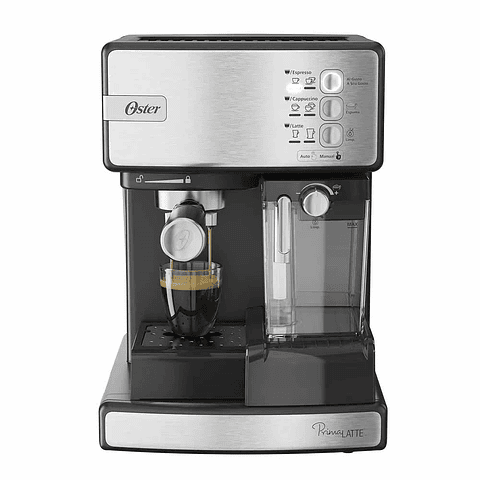 Cafetera Automática de Espresso PrimaLatte™ Plateada / Oster
