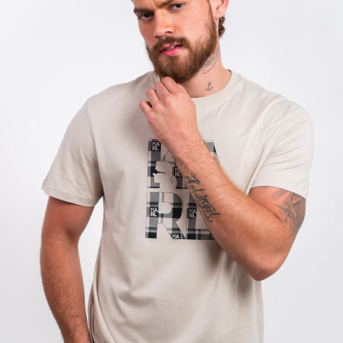 Camiseta Hombre Karl Lagerfeld 4