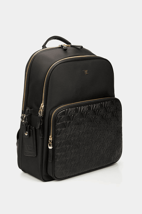 Morral Legacy de Nylon monocromático Negro