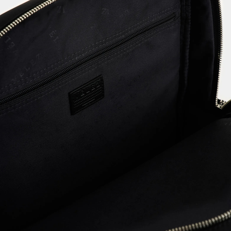 Morral Marfilo de cuero y nylon para mujer manija trenzada 5