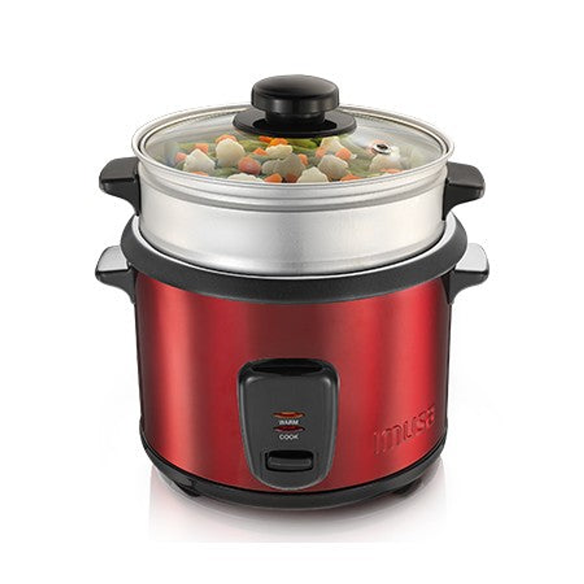 Arrocera Inox Con Función Vaporera 5 Tazas / Imusa 1