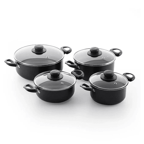 Juego de ollas Aliada 8 Piezas / Universal