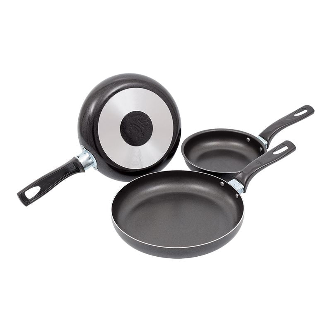 SET INFALTABLE: SARTEN 18 CM + SARTEN DE 20 CM + CACEROLA DE 14 CM 1