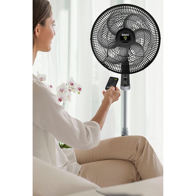 Ventilador de Pedestal SAMURAI Silence Force Control Remoto 3