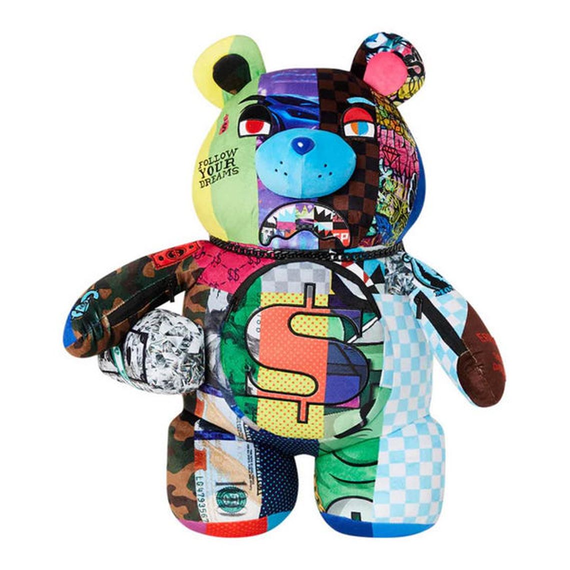 MOCHILA OSO MULTICOLOR MASTERPIECES SPRAYGROUND 1