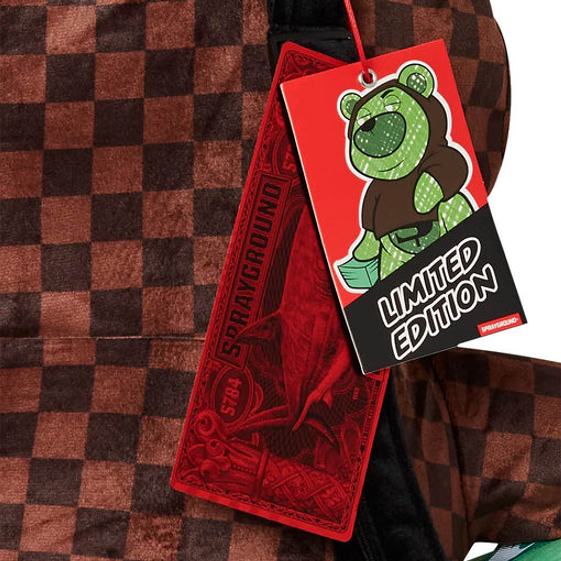 MOCHILA OSO VERDE SHARKS IN PARIS SPRAYGROUND 4