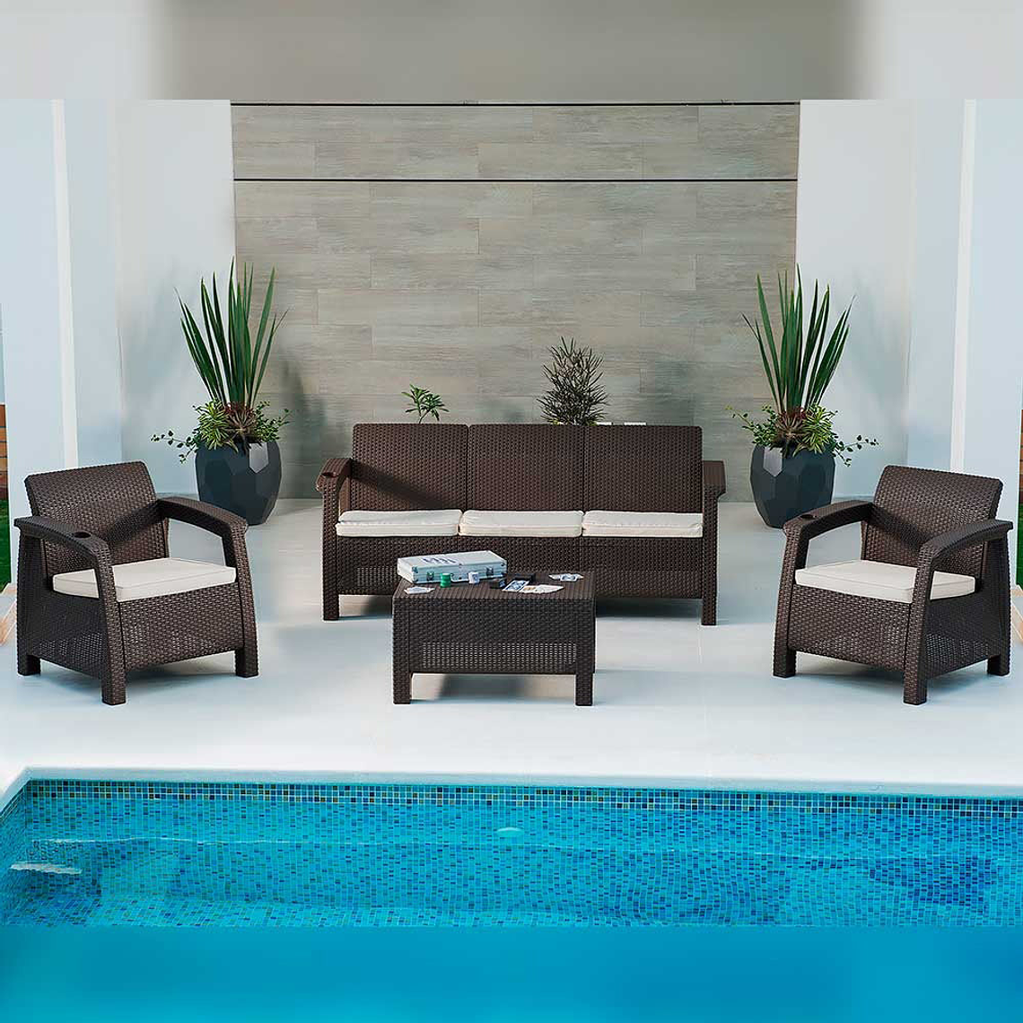 Juego de Sala Ferrara Premium Wengue / MQ 2