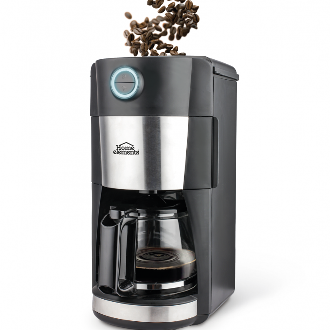 Cafetera Con Moledor De Café 12 Tazas / Home Elements 1