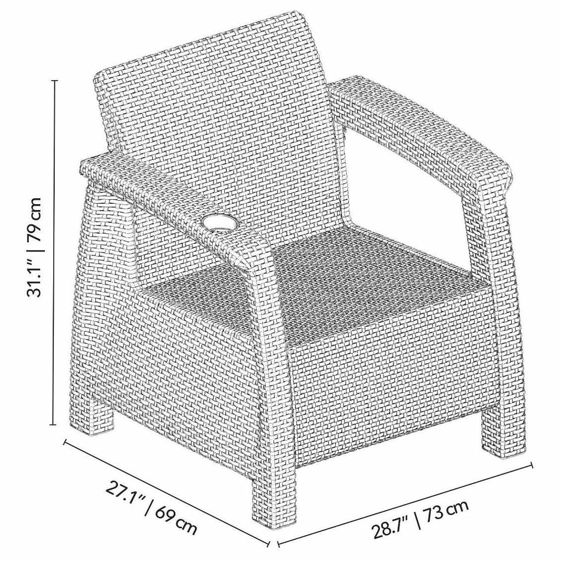 Juego de Sala Ferrara Premium Wengue / MQ 5