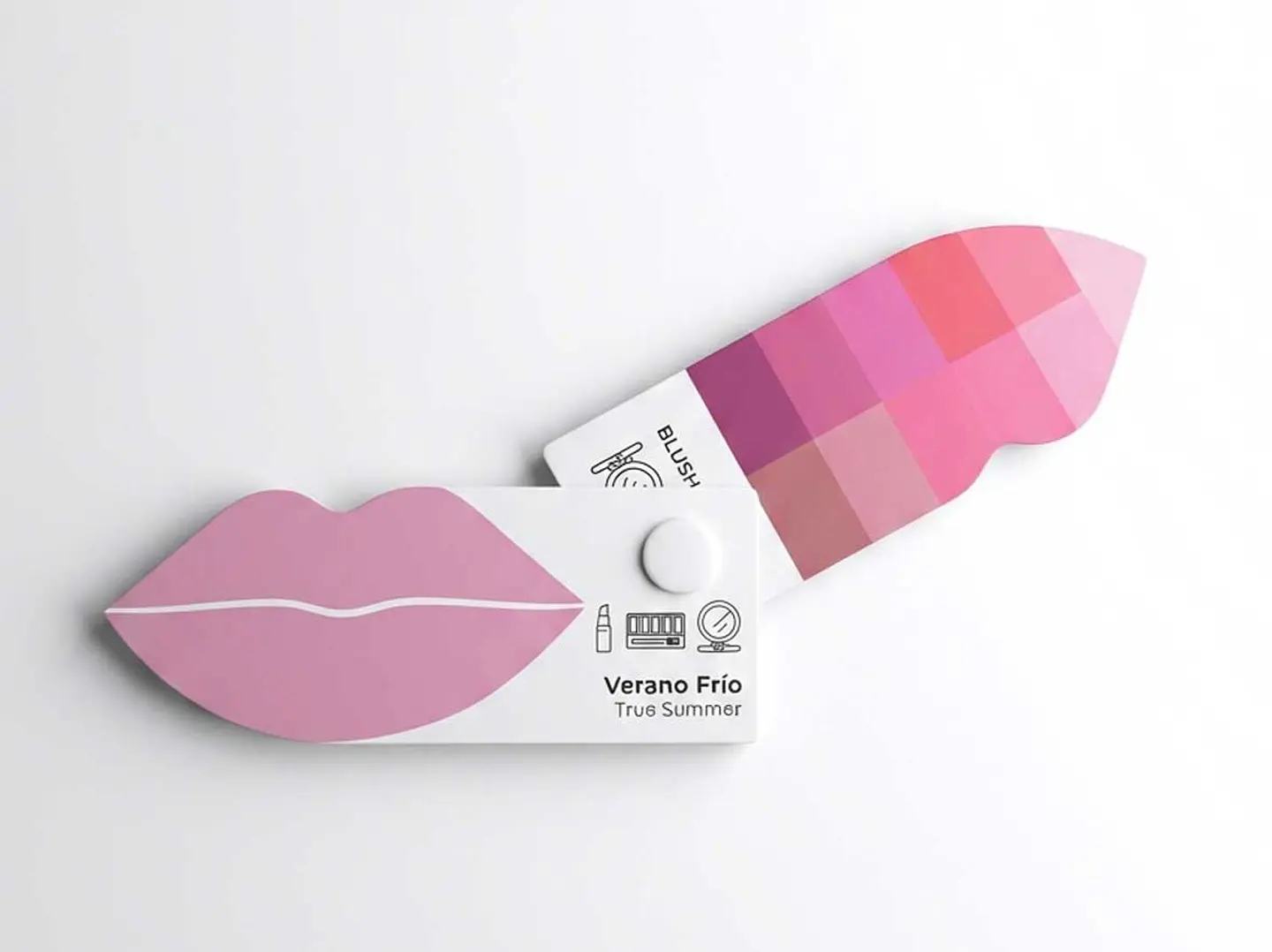 Paleta para labiales, cabello y maquillaje 3
