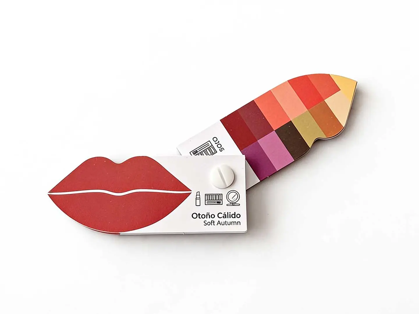 Paleta para labiales, cabello y maquillaje 2