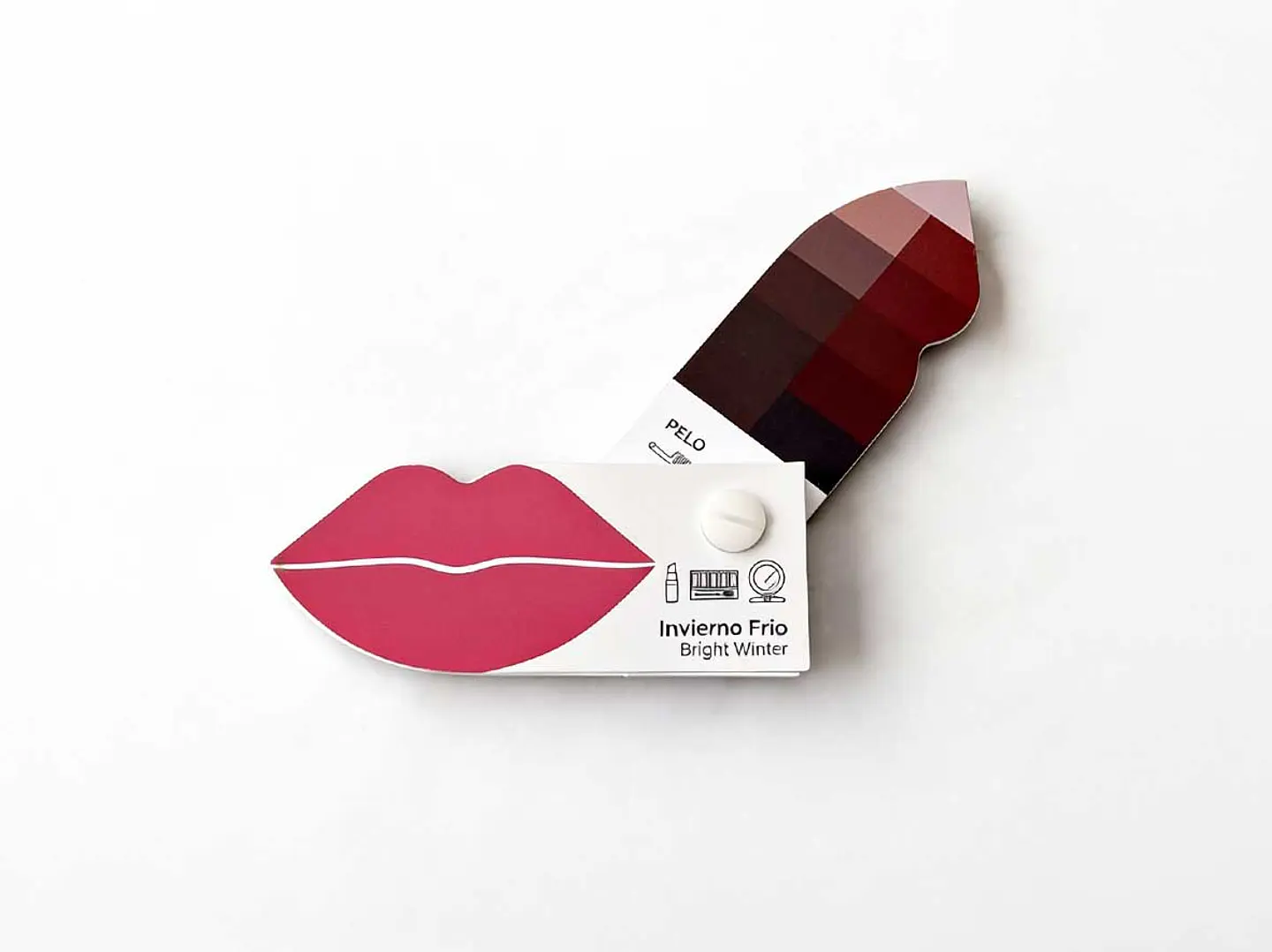 Paleta para labiales, cabello y maquillaje 4