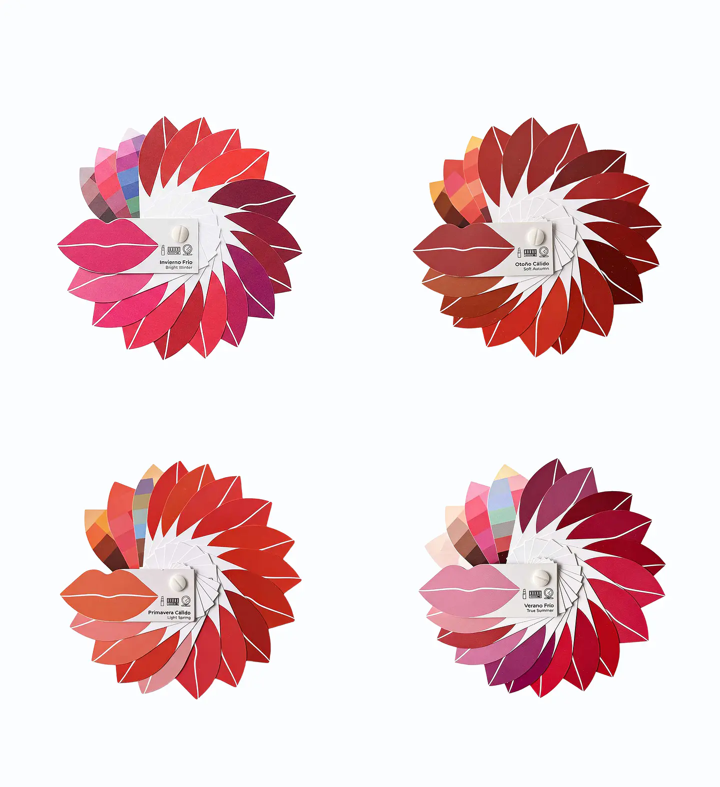 SET DE 4 PALETA DE LABIOS 1