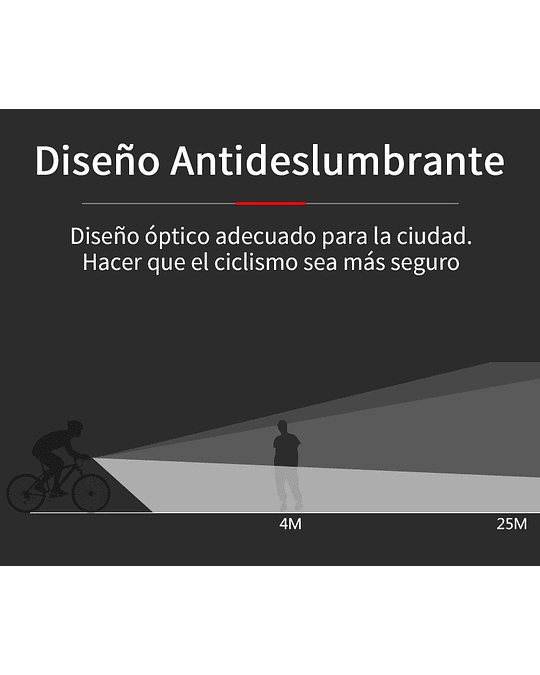 Luz De Bicicleta Impermeable Usb Rockbros  +56933233889
