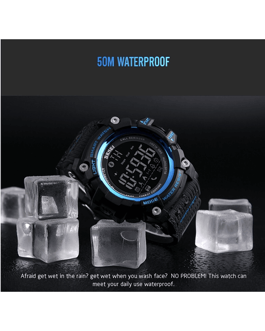 Smartwatch Skmei 1227 azul +56933233889