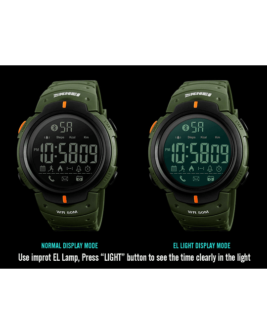Smartwatch Skmei 1301  verde +56933233889