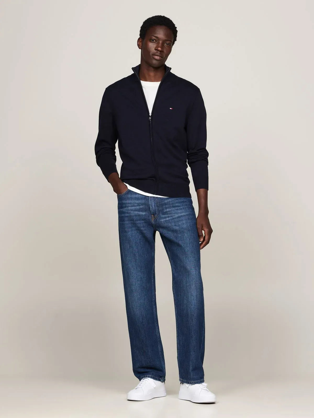 SWEATSHIRT ESSENTIAL COTTON ZIP THRU 2