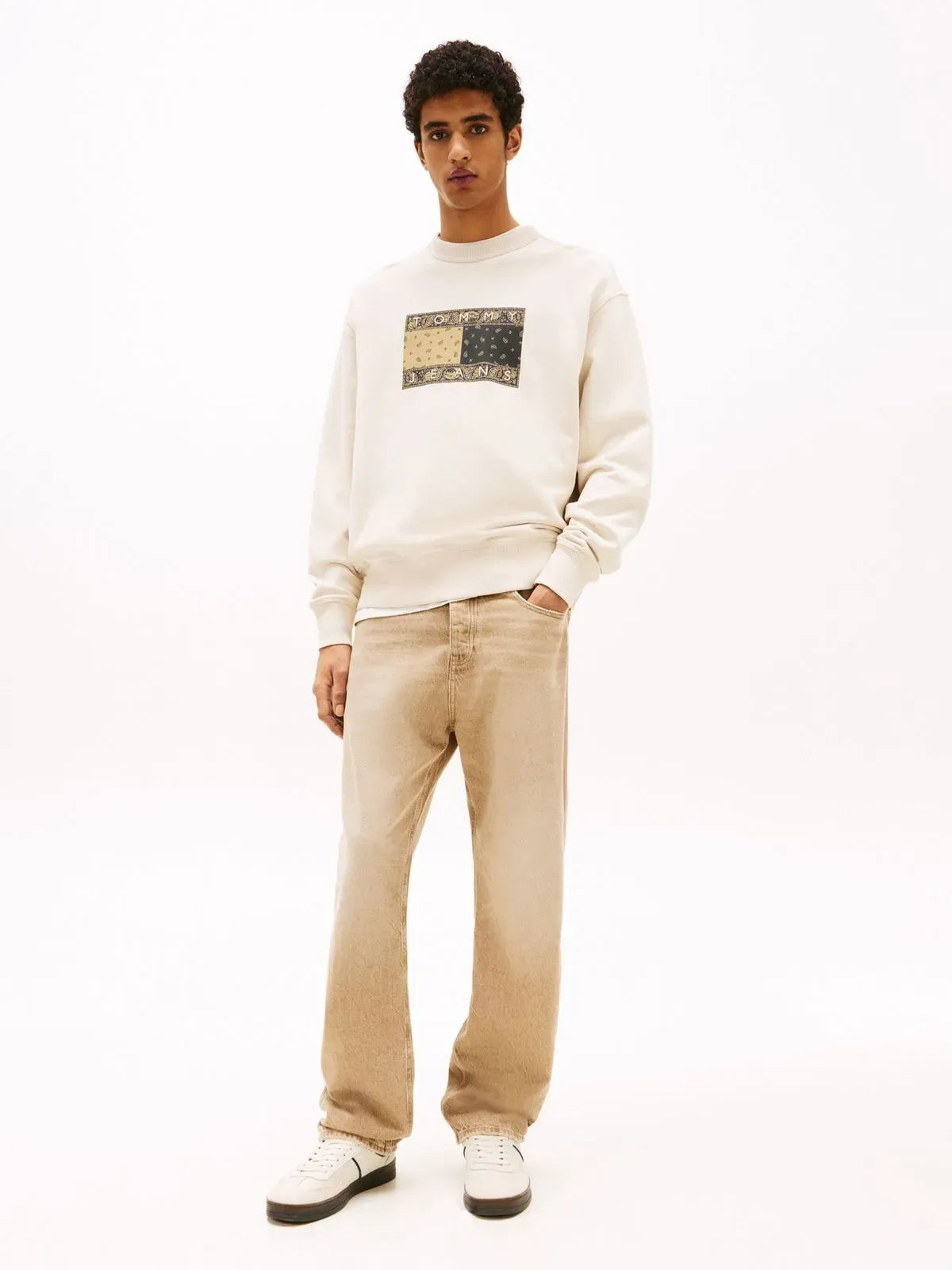 SWEATSHIRT TJM RLX PAISLEY FLAG CREW EXT 1