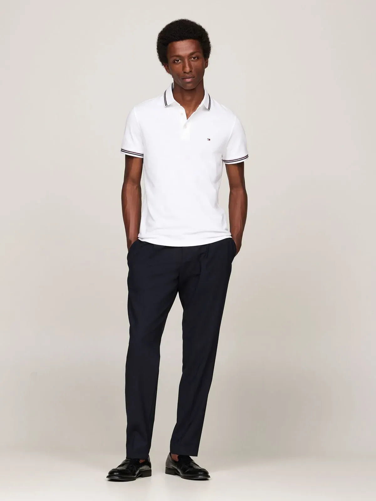 POLO M/C TIPPED SLIM FIT POLO TH 2