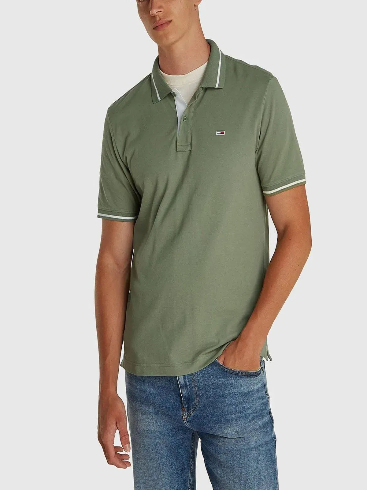 SWEATSHIRT TJM REG S FLAG HOODIE EXT 2