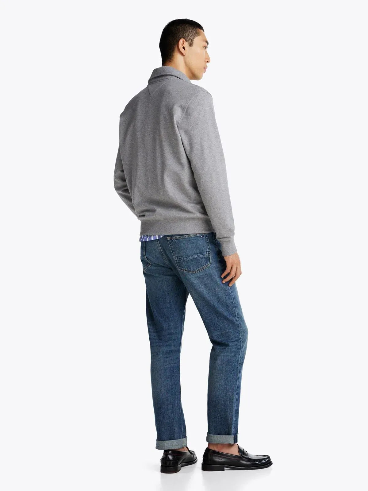 SWEATSHIRT ESSENTIAL TERRY ZT STAND COLLA TH 3