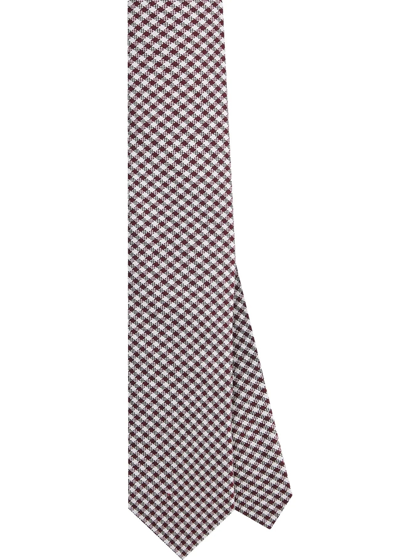 CORBATA WOVEN GINGHAM TIE TH 1