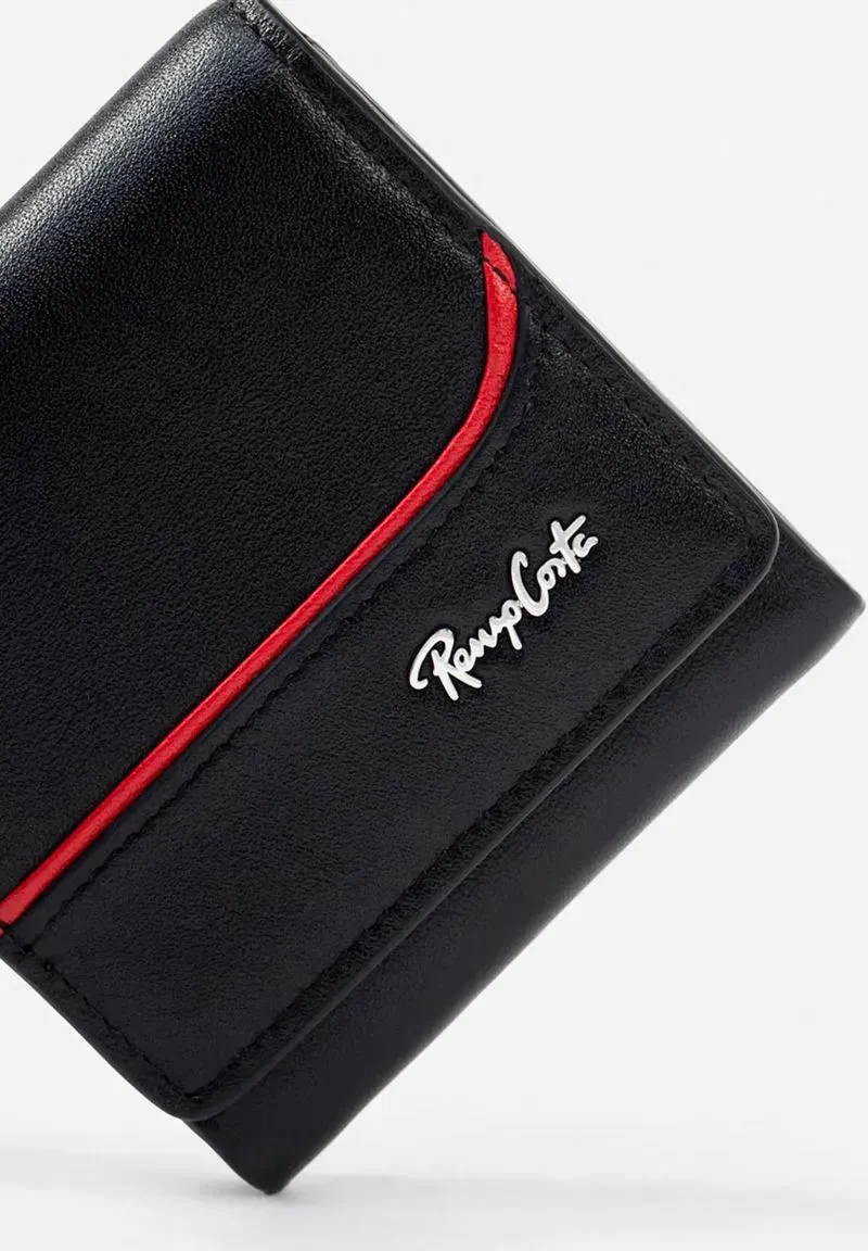 MONEDERO CASUAL CON LINEA DE COLOR EN CONTRASTE 3