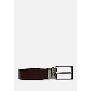 CORREA REVERSIBLE DE CUERO LISO