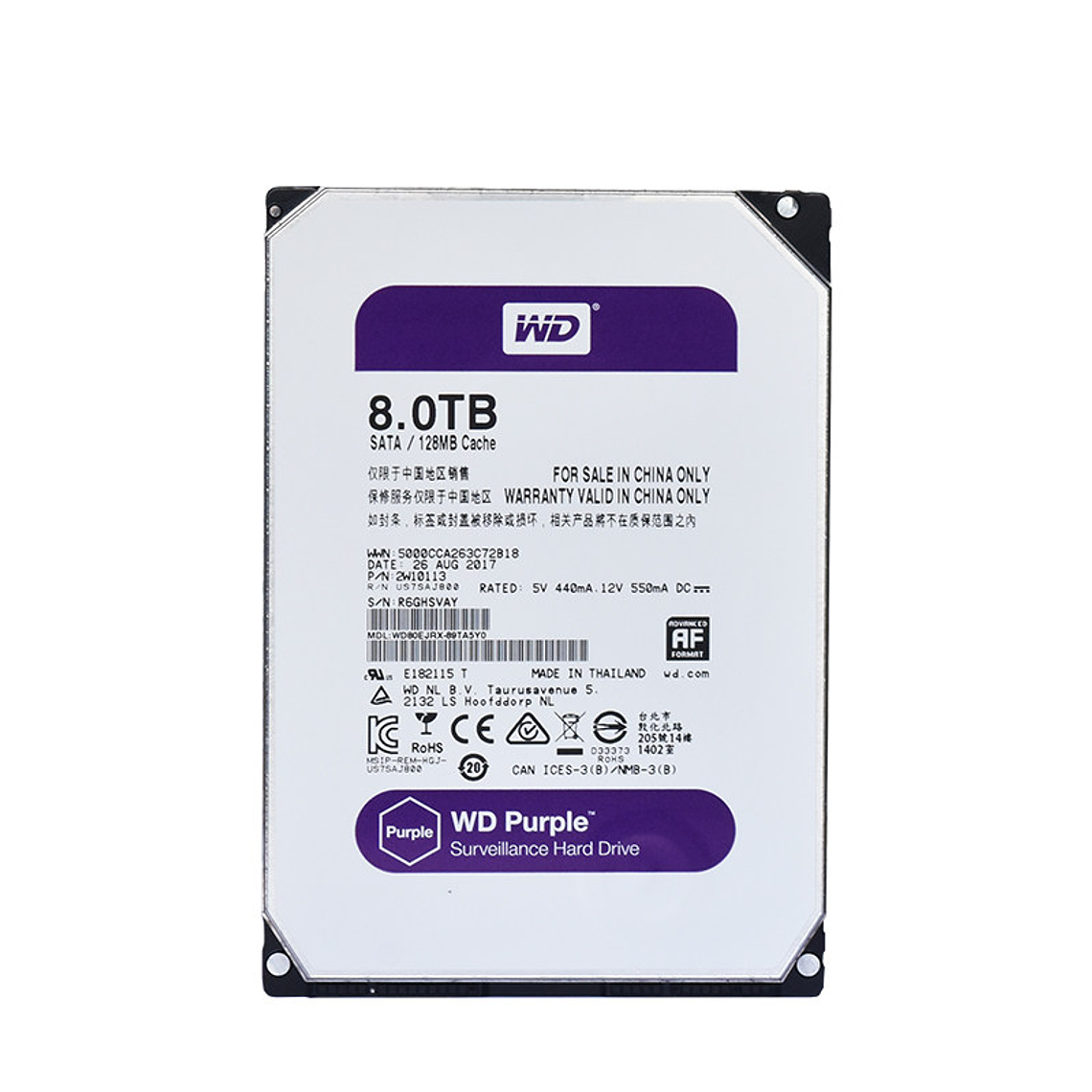 Disco duro 8TB Western Digital  1