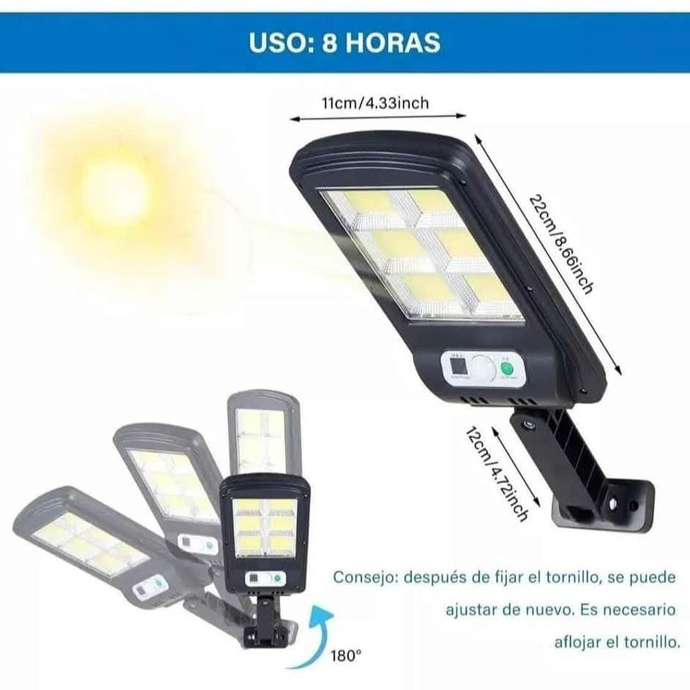 FOCO SOLAR CON SENSOR