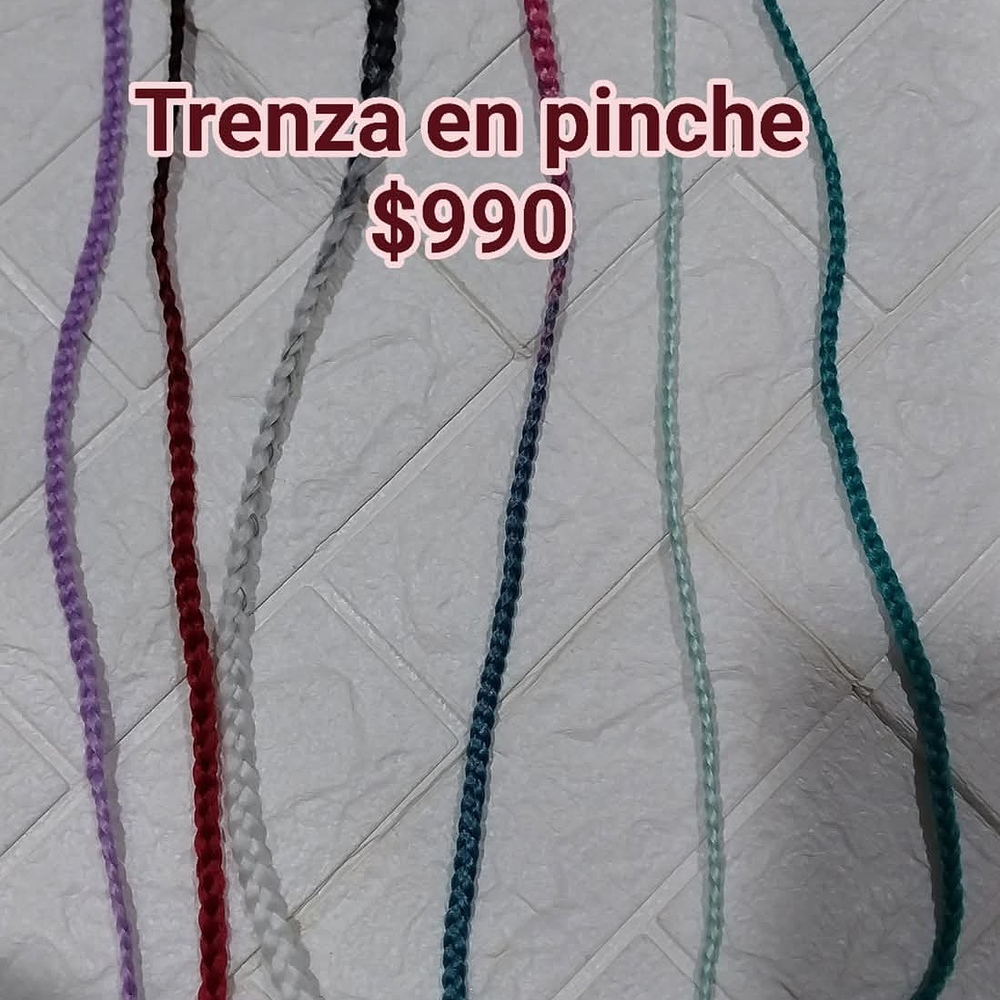 TRENZA EN PINCHE