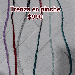 TRENZA EN PINCHE