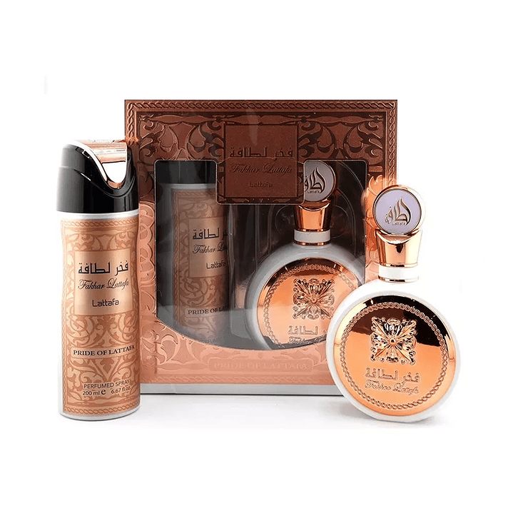 Fakhar Women EDP 100 ml + Deo Spray 200 ml Set 2 piezas 2