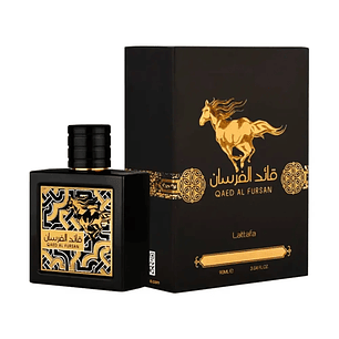 Perfume Lattafa Qaed Al Fursan EDP 90 ML Unisex - Inspirado en Black XS