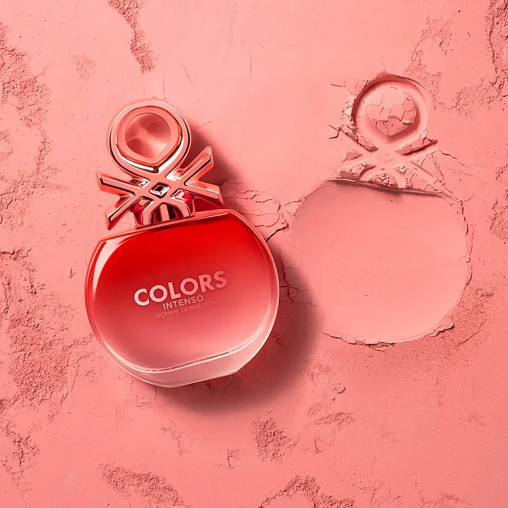 Perfume Benetton Colors Rose EDP 80ml Mujer Original 4