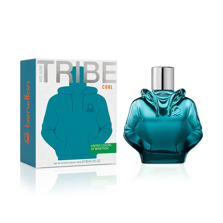 Perfume Hombre We Are Tribe Cool Benetton EDT 90ml Fresco y Herbal 3