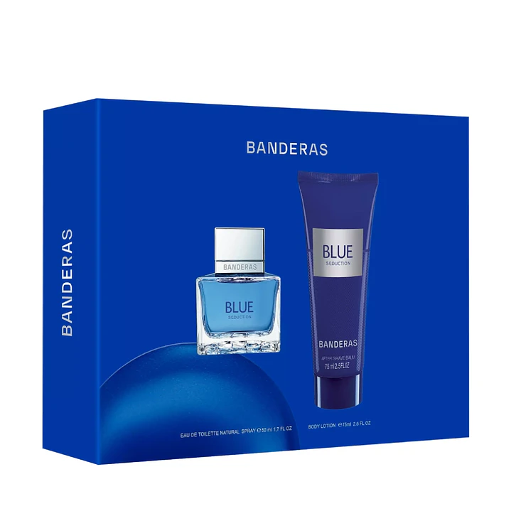Set Perfume Blue Seduction Eau de Toilette 50 ml + After Shave Balm 75 ml Hombre | Antonio Banderas 2