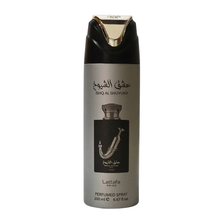 Desodorante Spray Lattafa Pride Ishq Al Shuyukh Silver 200 ml Unisex 1